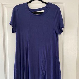 BCBGeneration Casual Midi Dress Purple, Size M